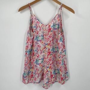 Naked Princess Le Marche Silk Romper Seychelles Print Size Large